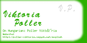 viktoria poller business card